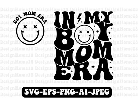 In My Boy Mom Era SVG Gráfico por TshirtMaster · Creative Fabrica