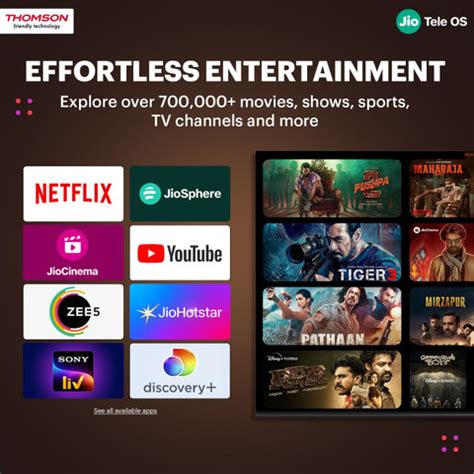 Thomson TV 108 cm (43 inch) QLED Ultra HD (4K) Smart JioTele OS TV 2025 ...