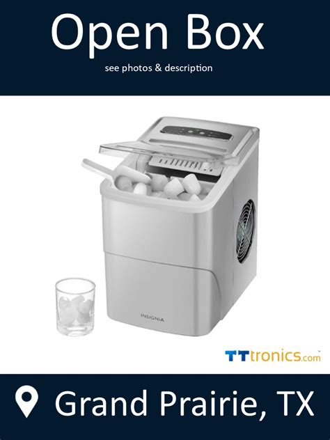 Insignia - 26-Lb. Portable Ice Maker -Silver - Walmart.com