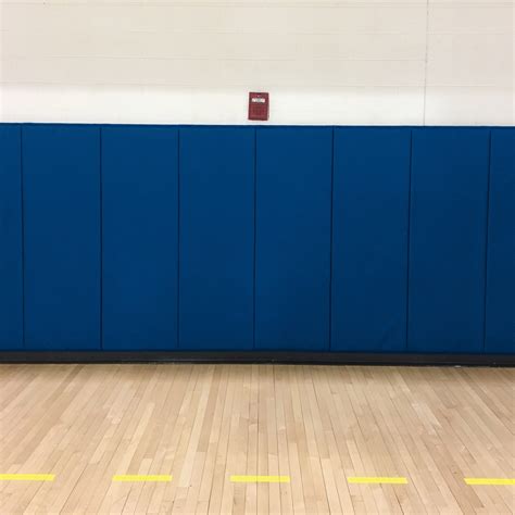 EnviroSafe Gymnasium Wall Padding 2' x 6' x 1.375" AirTex50 Indoor Wall ...