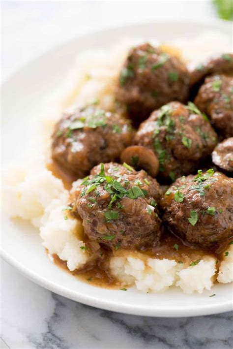 Instant Pot Swedish Meatballs with Mushroom Gravy | Wholefully