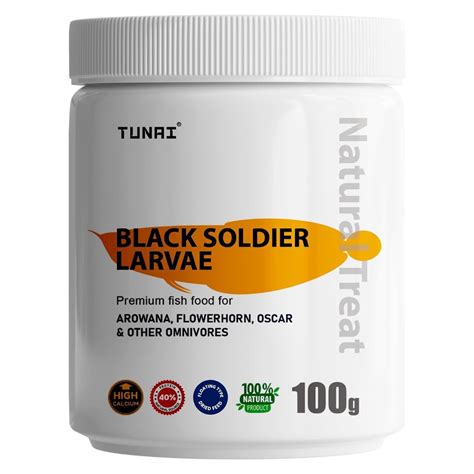 TUNAI Black Soldier Fly Larvae BSFL Larvae |100G| 60X More Calcium Than ...