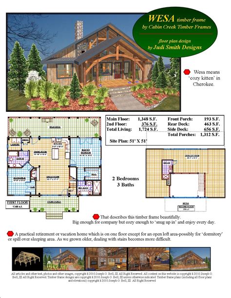 Timber Frame Home Floor Plans
