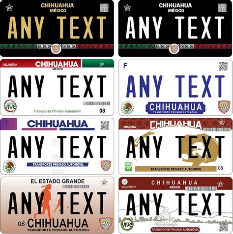 Chihuahua Custom License Plate Add Your Own Text for Car Truck SUV ...