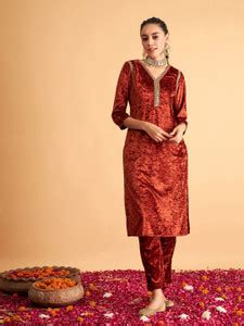 Shae by SASSAFRAS Women Embroidered Straight Kurta - Buy Shae by ...
