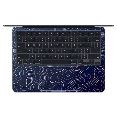 Fluid Lines Design MacBook Air 13 M4 2025 Laptop Skin