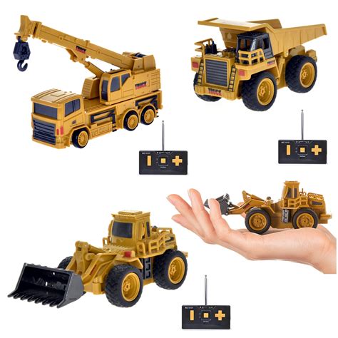 Tech RC Mini Construction Vehicle Toy Set with Remote India | Ubuy