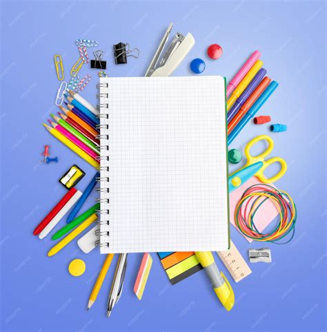 School Stationery Background 的图像结果