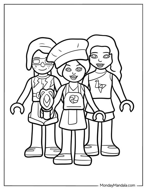20 Lego Friends Coloring Pages (Free PDF Printables)