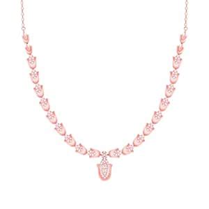 GIVA 925 Silver Rose Gold Classic Hamsa Necklace| Pendant to Gift Women ...