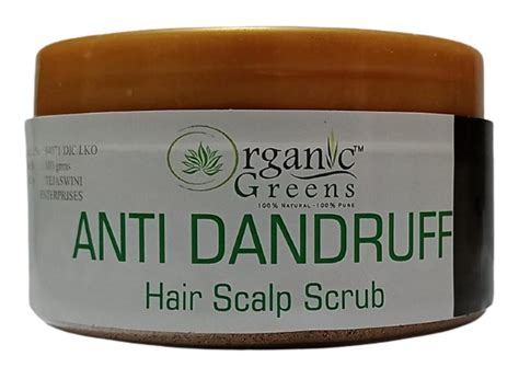 Organic Greens Anti Dandruff Hair Scalp Scrub (100 g) : Amazon.in: Beauty