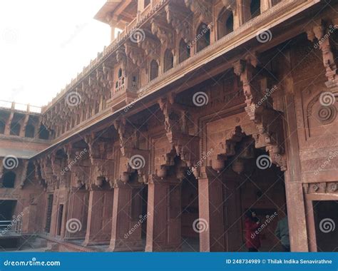 Red Fort - Agra - Lal Qila. (1565-1573) . India . Editorial Stock Image ...