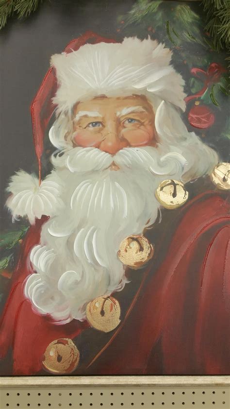 Santa Painting at Hobby Lobby