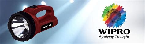 Wipro Emerald Rechargeable Emergency Light (Red) : Amazon.in: Home ...