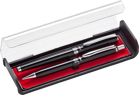 Pentel Libretto Roller Gel Pen and Pencil Set with Gift Box, Pen 0.7mm ...