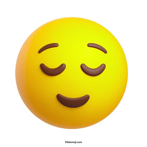 😔 Pensive Face Emoji PNG, Vector, Copy and Paste » PNGemoji