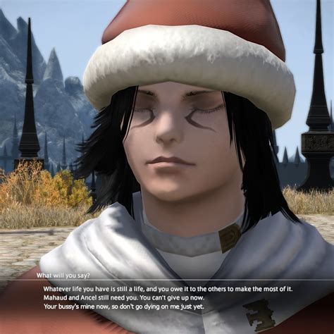 What will you say? : r/ffxiv