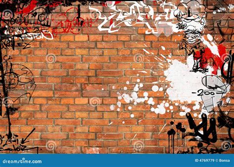 Graffiti Street Art Brick Wall