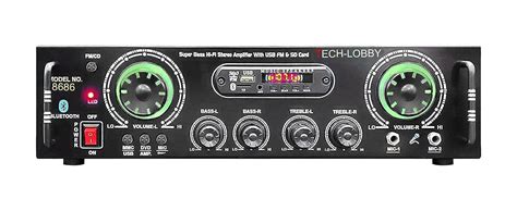 Tech-Unique® Sterio Sound 5500 watt p.m.p.o Amplifier With Recording ...