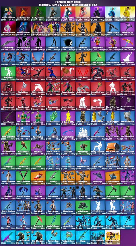iFireMonkey on Twitter: "🛒 #Fortnite Item Shop ⏰ Monday, July 24, 2023 💚 Use code 'FireMonkey ...