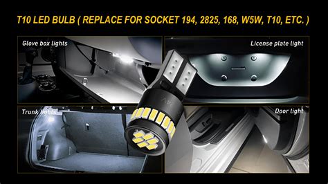 168 VS. 194 Bulbs: Which is better for interior lights？ — AUXITO