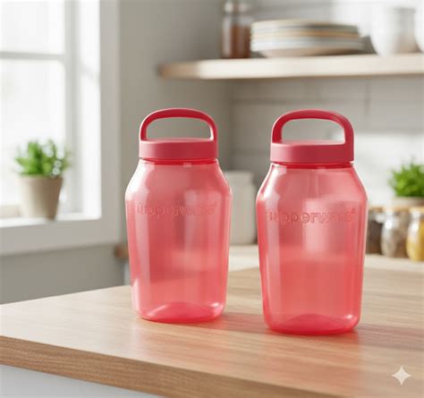Tupperware Universal Jar 3L Set of 2 - Airtight BPA-Free Storage ...
