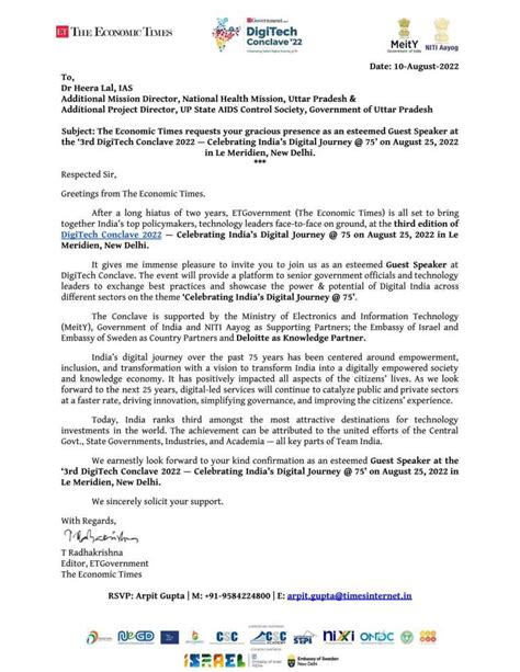 Speakers Invite | Dr. Heera Lal IAS