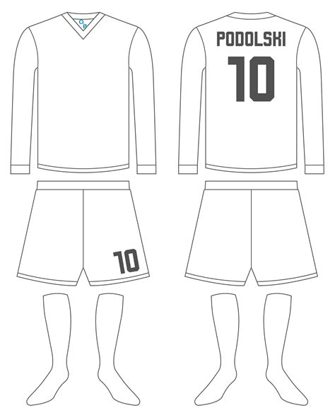 Football Jersey Template Printable