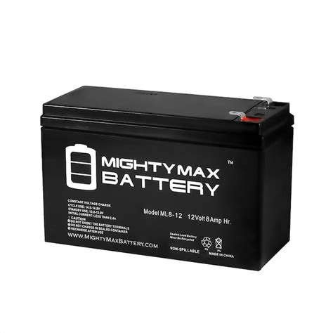 Mighty Max Battery ML8-12- 12V 8AH Big Game 12V Game Feeder Battery ...