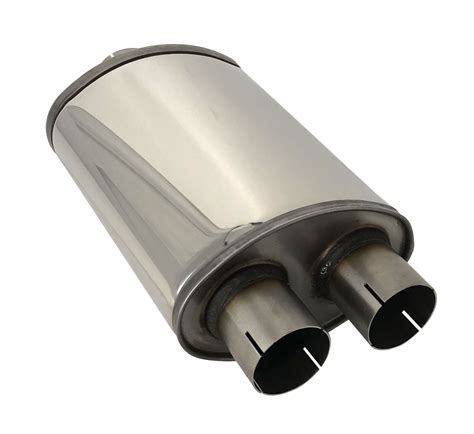 Jetex Exhausts Ltd – Oval silencer box [SPLIT 76] [3 inch] [stainless ...