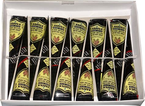 Buy Amina Henna Instant Tatto Outline Mehendi/No Chemicals Dyes - Color ...