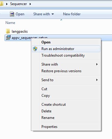 Application Virtualization Sequencer 的图像结果