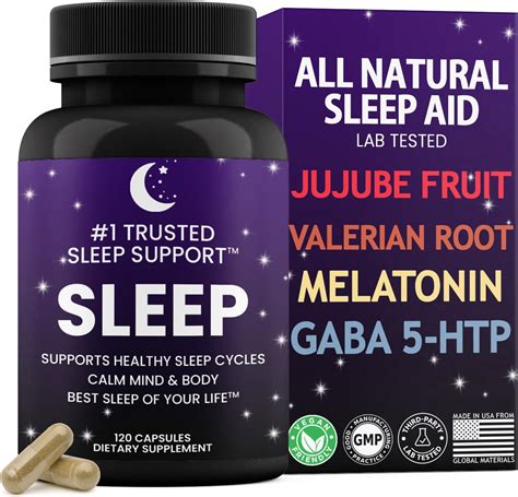 Amazon.com: Natural Sleep Aid for Adults │Best Sleep of Your Life │Valerian Root │GABA │5-HTP ...