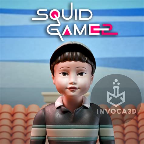 3D file Cheol-Su Squid Game Robot Doll | Young-Hee - Male partner ...