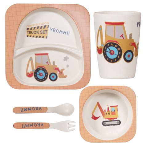 Buy Kids Dinner Set: Eco-Friendly Baby Tableware – PolkaTots.in