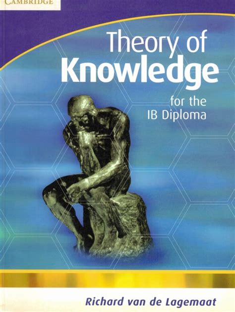 Theory of Knowledge for the IB Diploma book by Richard van de Lagemaat