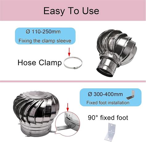 VEGIONES Roof Wind Turbines Cap Vent Round, Internally Braced India | Ubuy