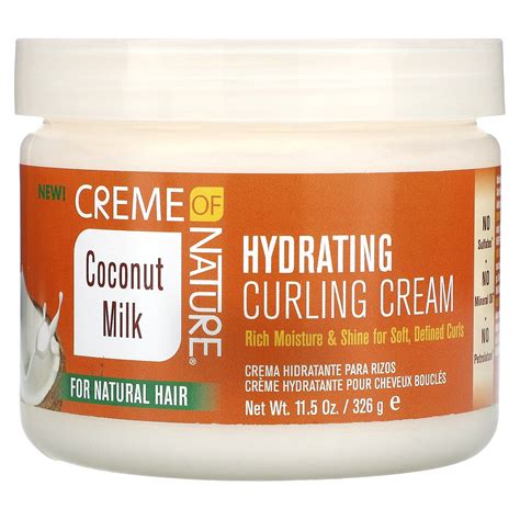 Creme Of Nature, Coconut Milk, Hydrating Curling Cream for Natural Hair ...