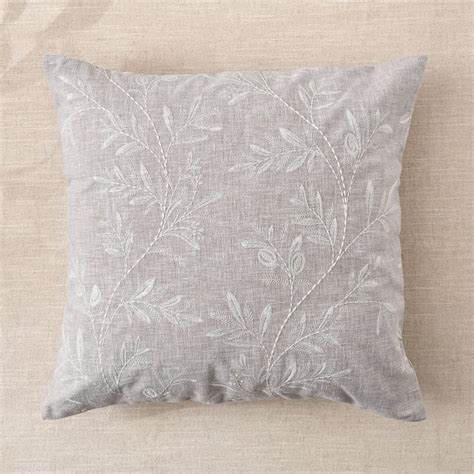 Buy Tahoe Floral Embroidered Cushion Cover - 45x45cm from Home Centre ...