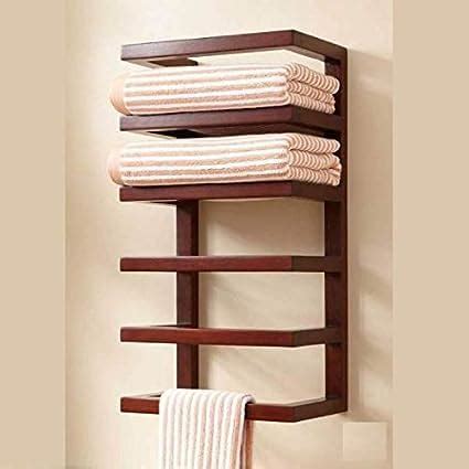 Teak Wood Towel Tower/Wooden Towel Holder/Bathroom Decor/Towel Rack ...
