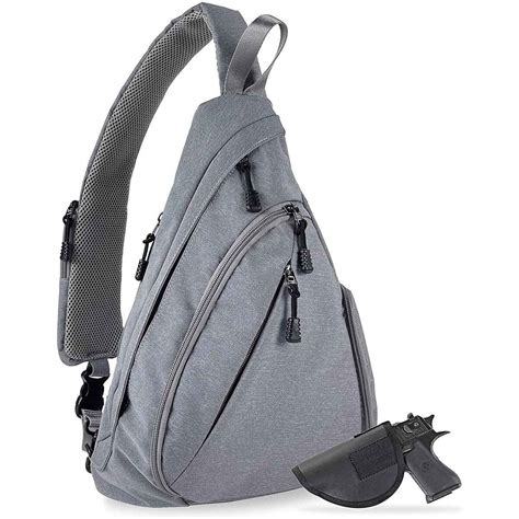 Jessie & James Peyton Sling Shoulder Concealed Carry Backpack - Gray ...