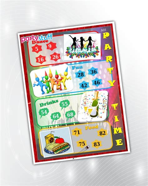PartyStuff Party Theme Tambola Housie Tickets - Party kukuba 2 ...