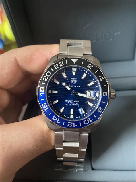 Aquaracer GMT Calibre 7 *Batman* : r/tagheuer