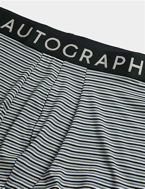 Buy 5pk Microskin Geometric Stretch Hipsters at Marks & Spencer