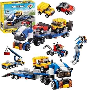 Umadiya Architect 3 in 1 Jeep, Car & Truck Vehicle Toys | Transporter ...