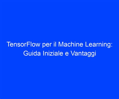 TensorFlow Machine learning 的图像结果