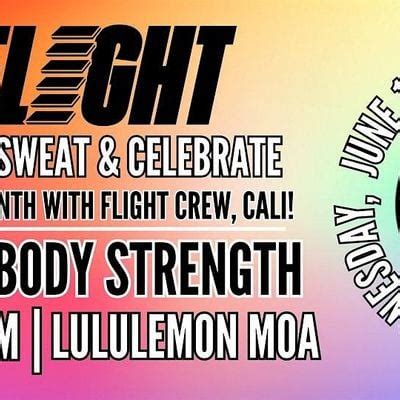 Full Body Strength Pride Workout with Cali Hines of FLIGHT, lululemon ...