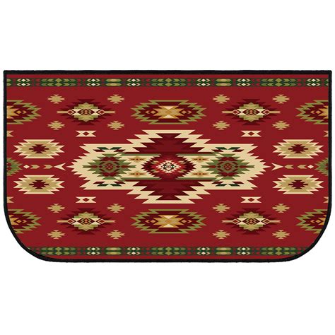 Demissle Fireplace Hearth Rug Fireplace Mats Cabin Southwestern ...