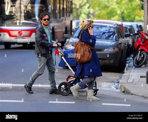 Gael Garcia Bernal goes for a stroll with his girlfriend Dolores Fonzi ...