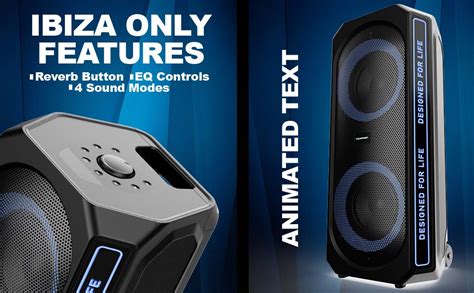 Blaupunkt New Launch Rock & Roll Ibiza 180W RMS Party Speaker with Dual ...